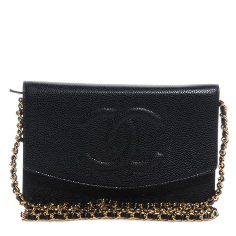 chanel timeless woc black|chanel classic wallet on chain.